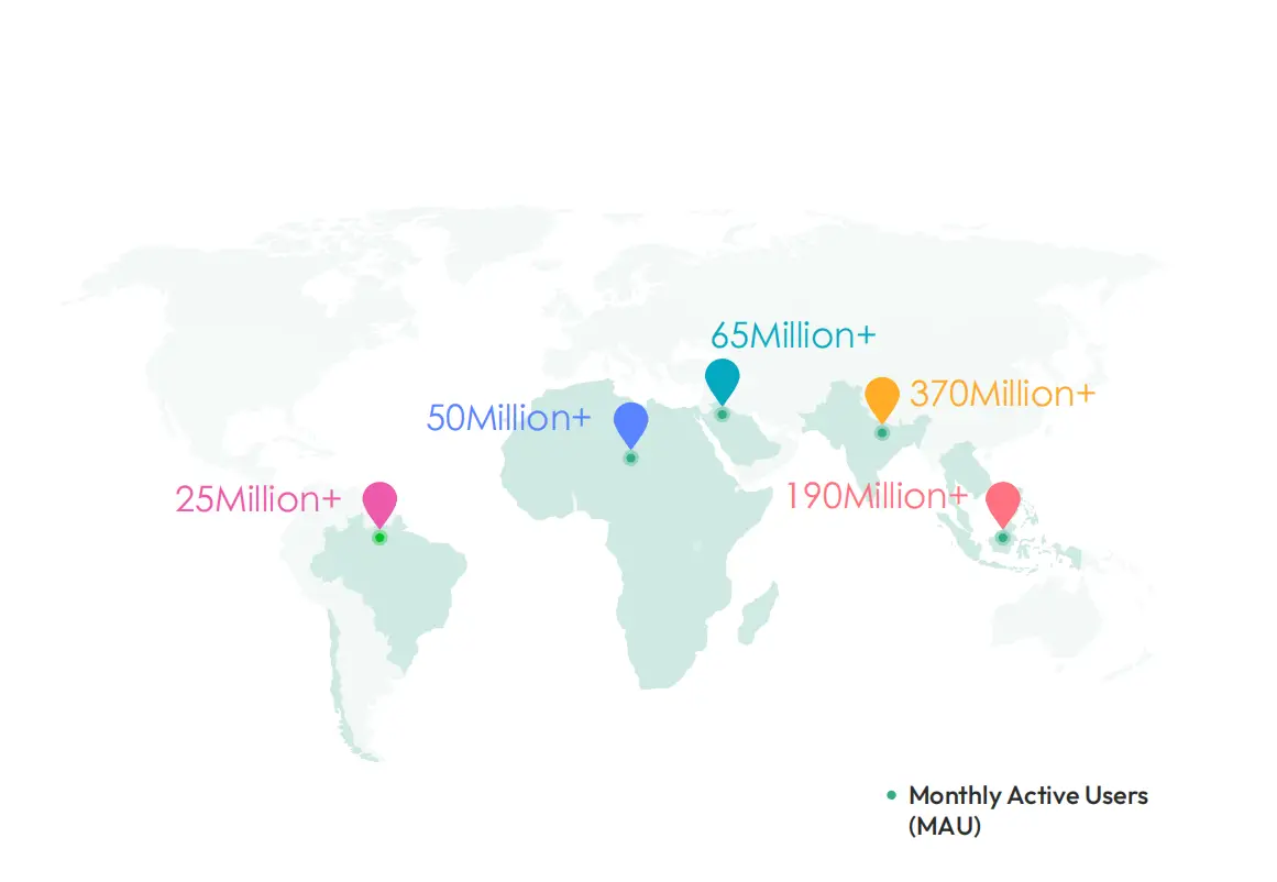Flat Ads凭借其对中东与北非市场Flat Ads 拥有超过6500万的独家流量，还与中东、北非市场的优质流量渠道展开了广泛合作，涵盖了各类社交平台和热门应用。