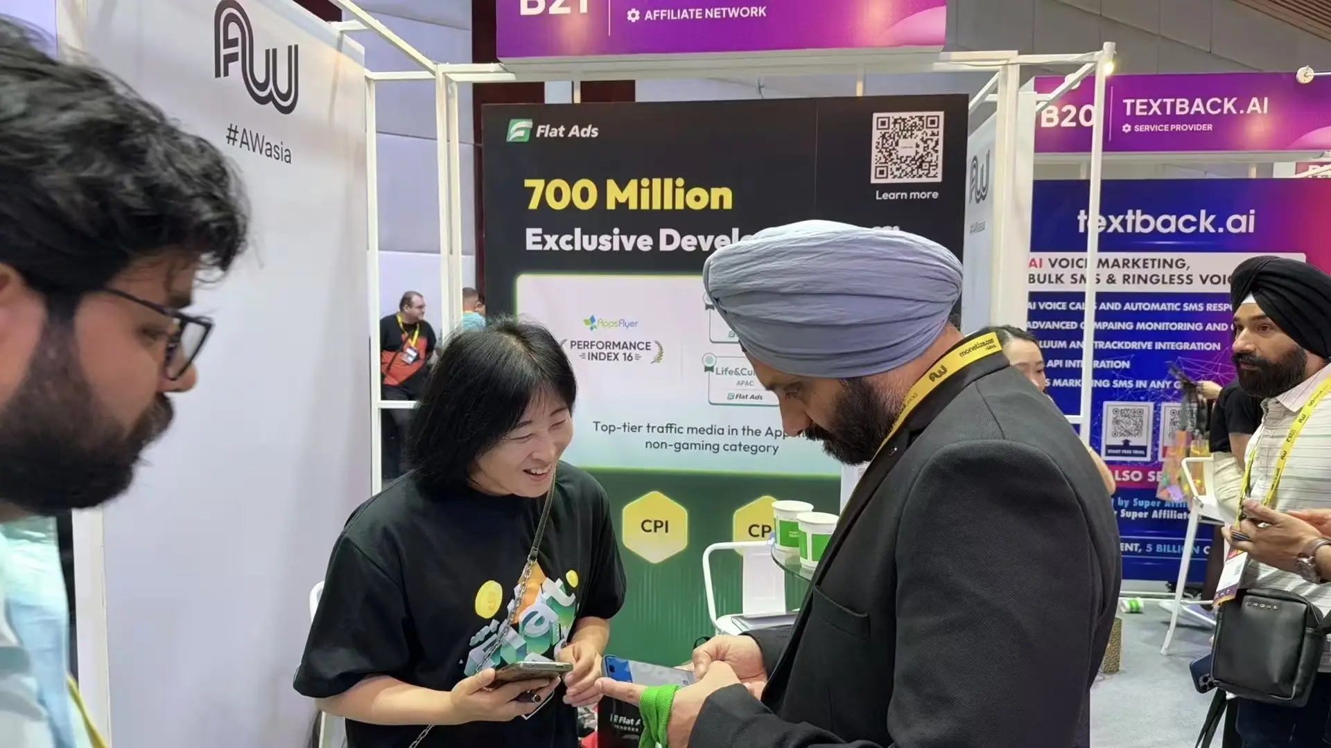 Bidnex Team at Affiliate World Asia 2024 Venue