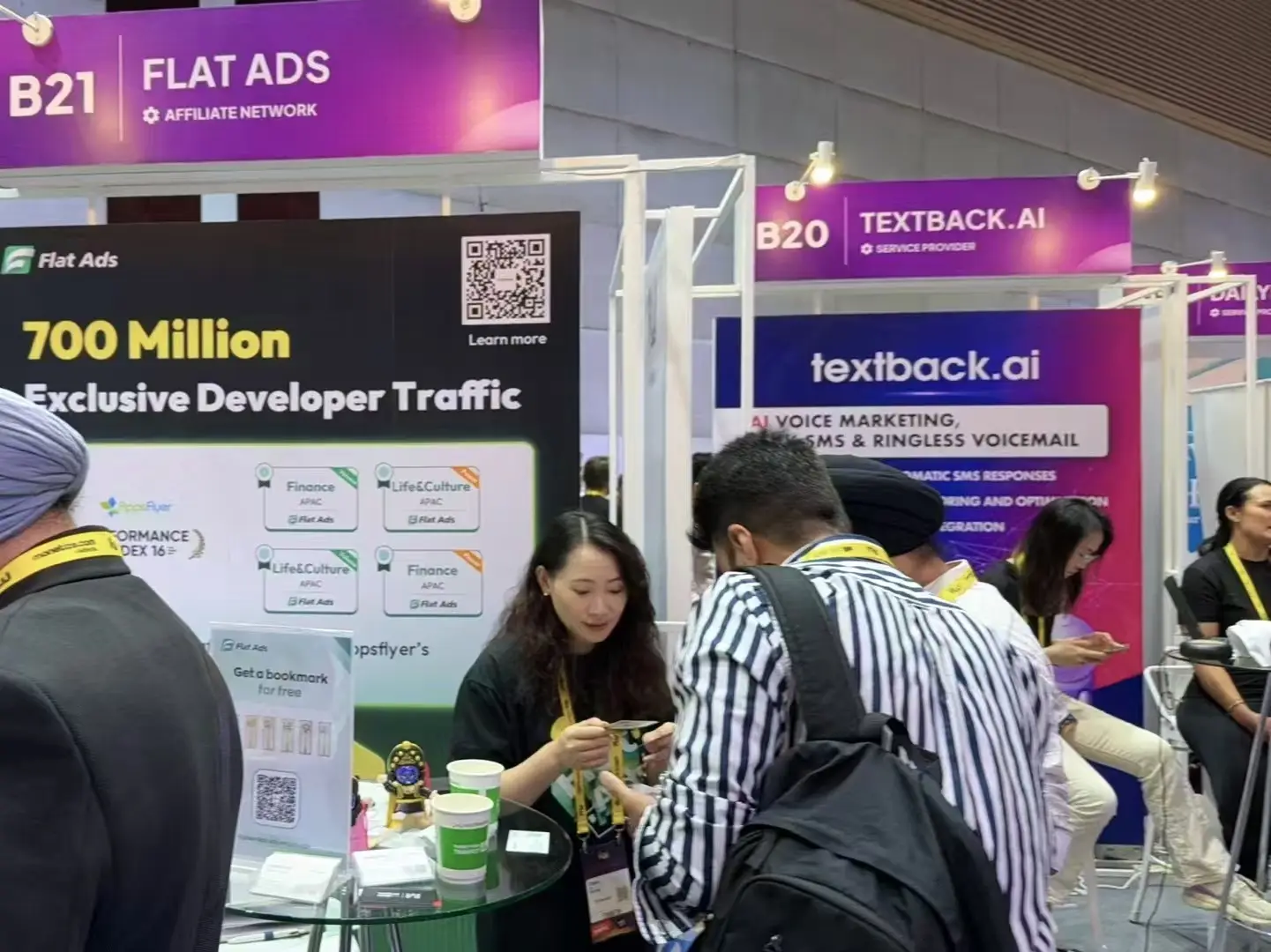 Bidnex Team at Affiliate World Asia 2024 Venue